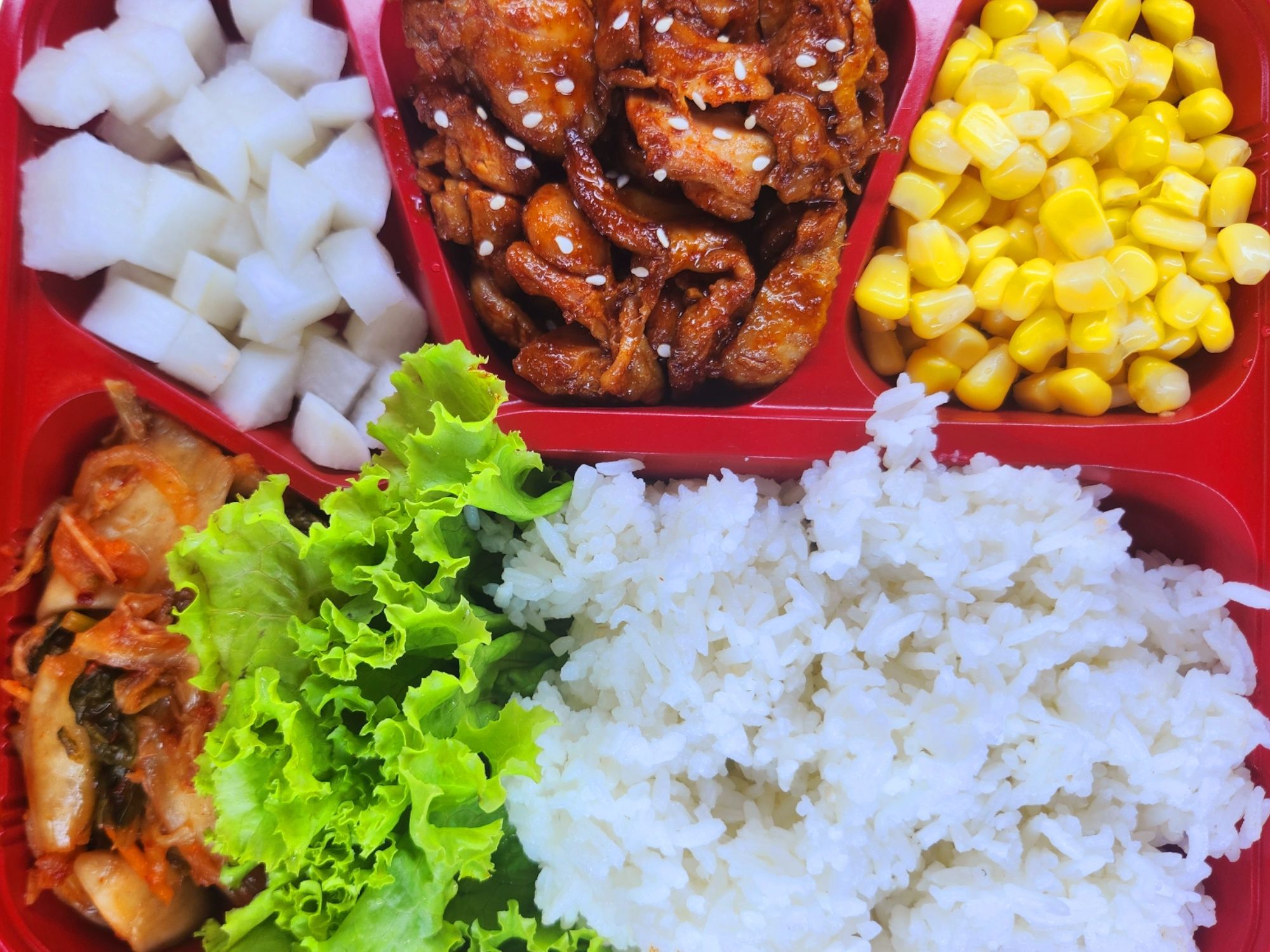 Chicken Gochujang Bento